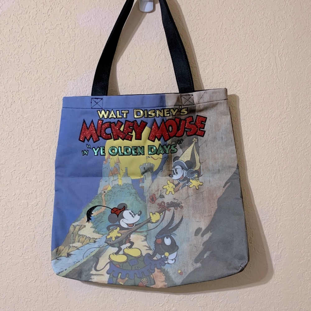 Vintage Mickey Minnie Disney Store Tote Bag Purse